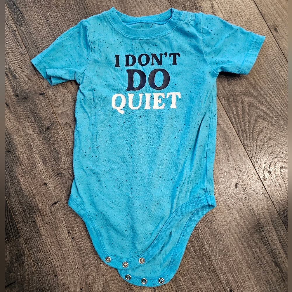 24M Spring Blue "I Don't Do Quiet" Summer Easter